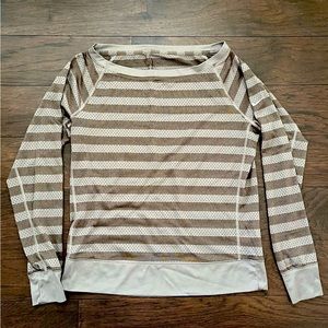 Women’s Nike Dri-fit Wide Neck Perforated Jersey Material- size MED -